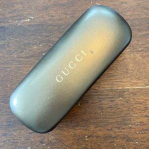 Gucci Monogram Sunglasses Case Gold/Brown
